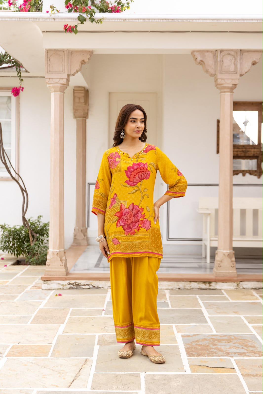 Pure Crep Yellow 2pc Set