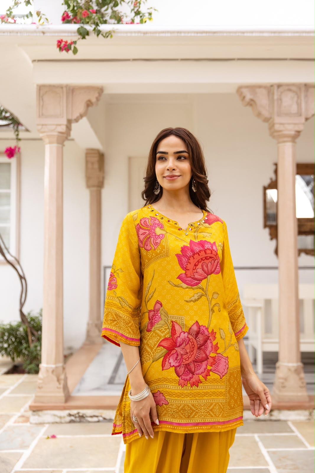 Pure Crep Yellow 2pc Set