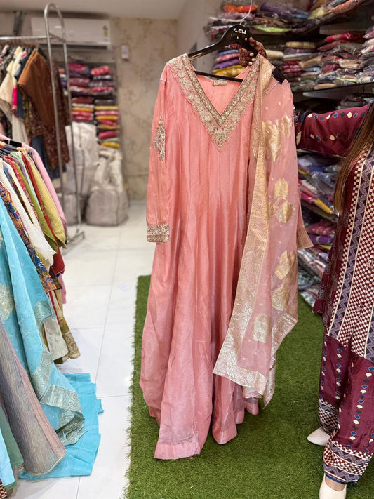 Pure Simmer Tissue Blush Pink Gown