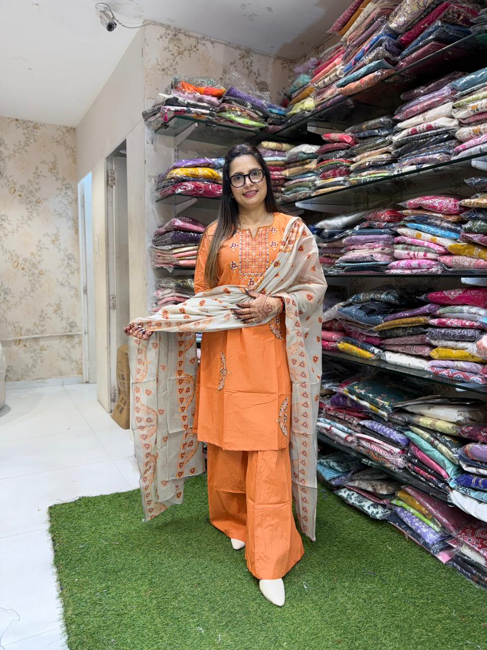 Pure Cotton Brick 3pc Set