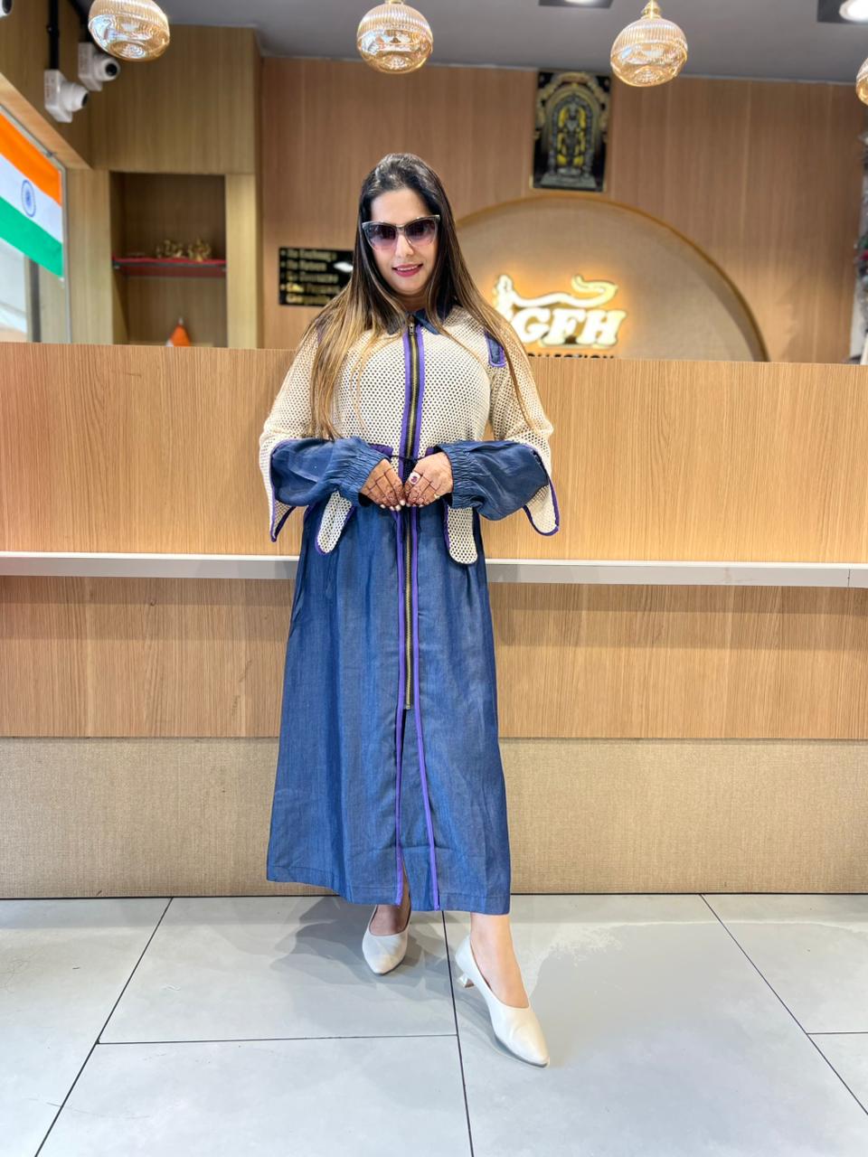Pure Denim Blue Midi