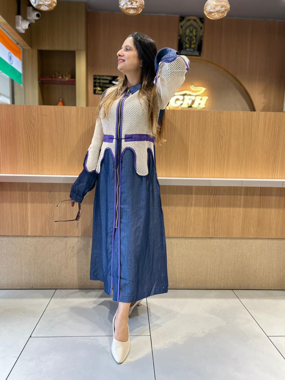Pure Denim Blue Midi