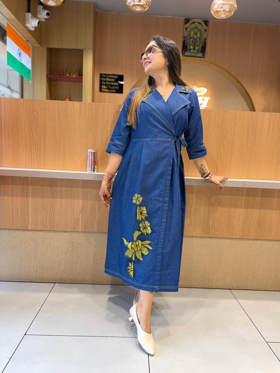 Pure Denim Blue Midi