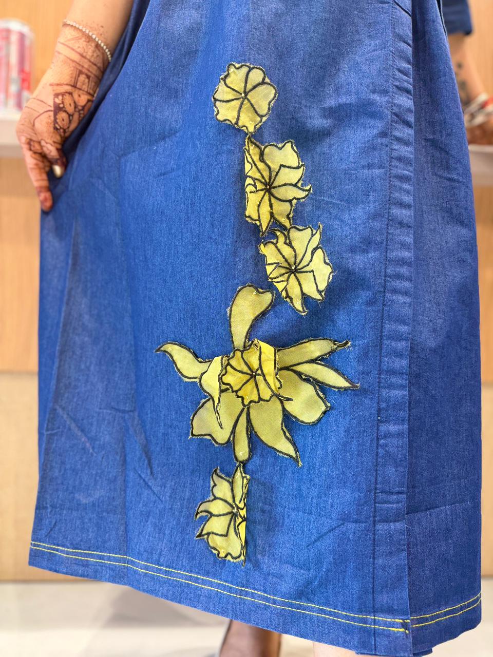 Pure Denim Blue Midi