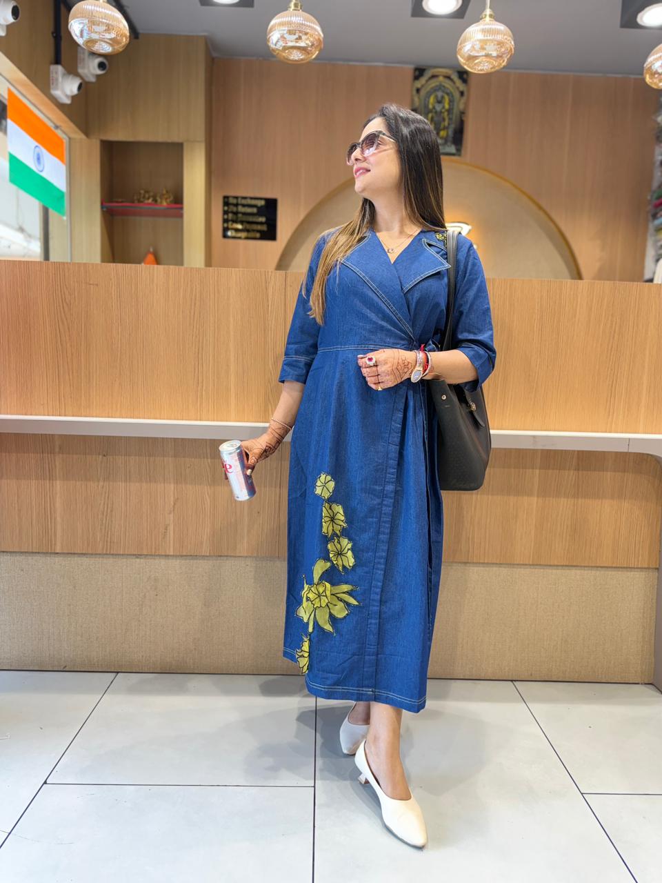 Pure Denim Blue Midi