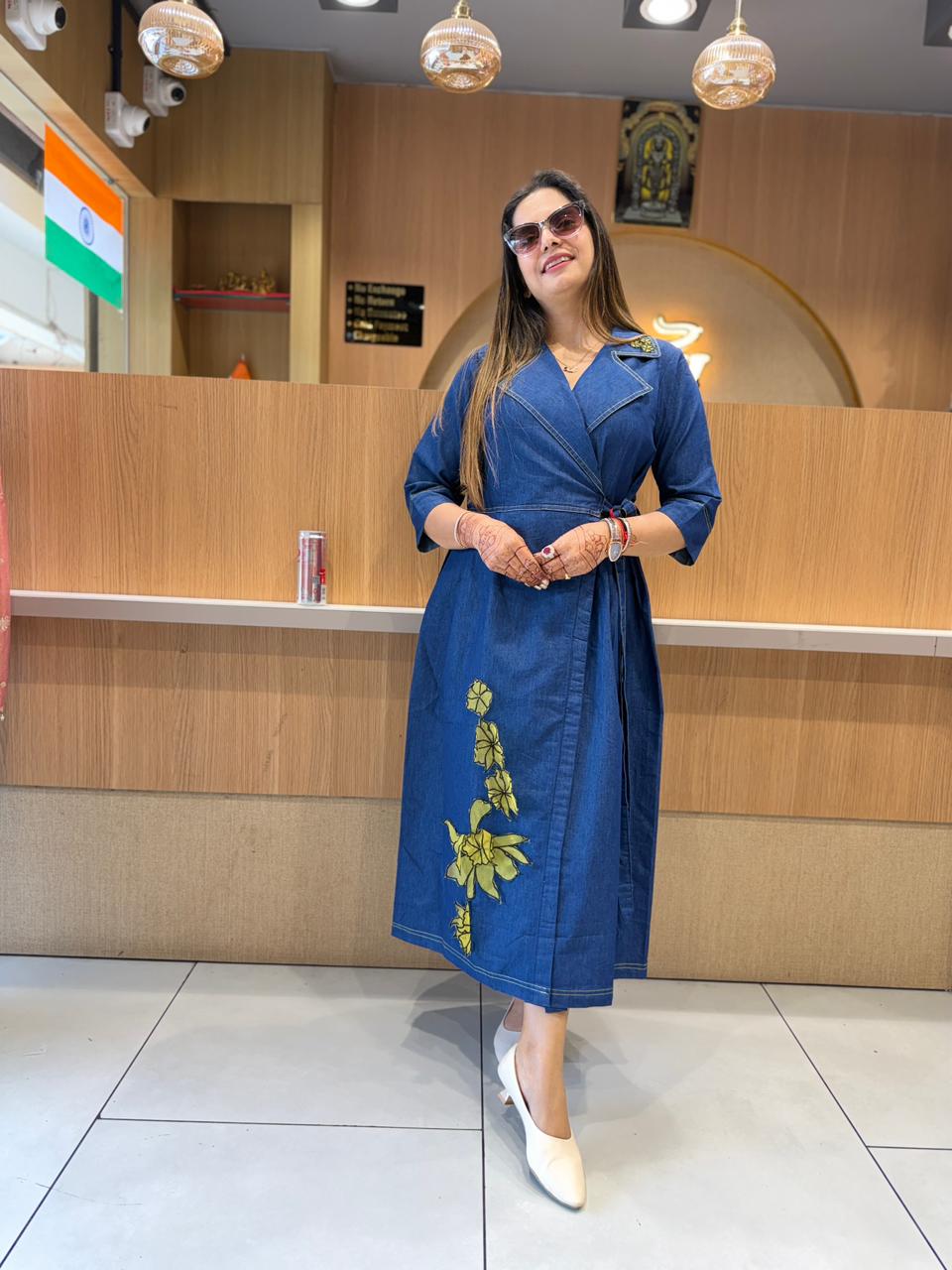 Pure Denim Blue Midi