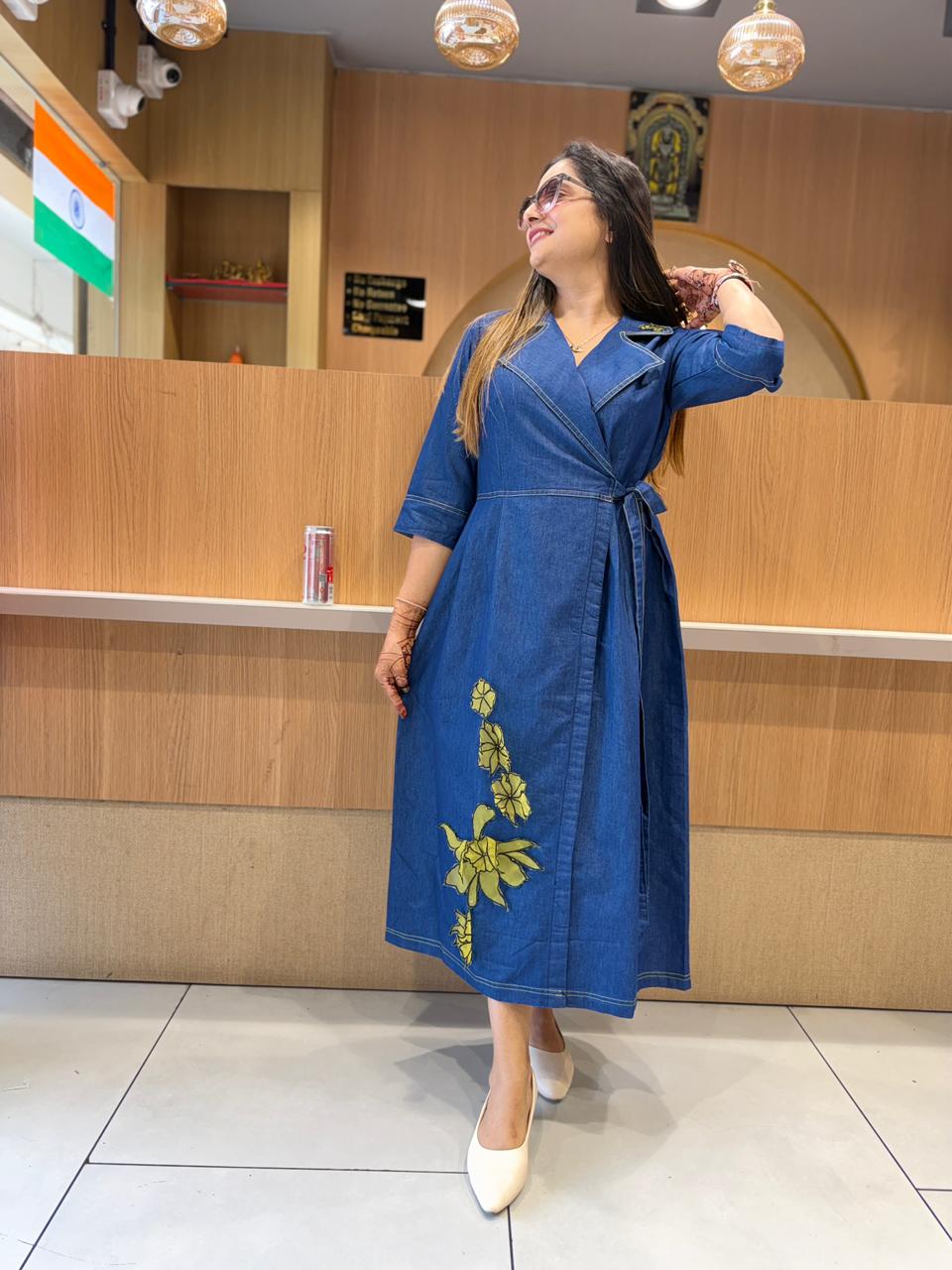 Pure Denim Blue Midi