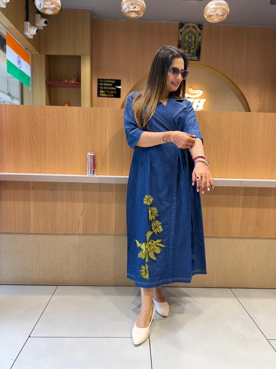 Pure Denim Blue Midi