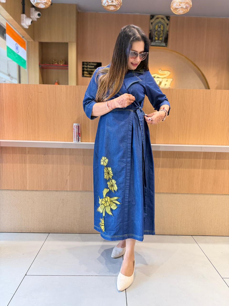 Pure Denim Blue Midi