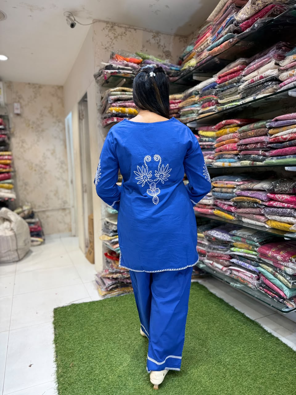 Pure Cotton Blue 2pc Set