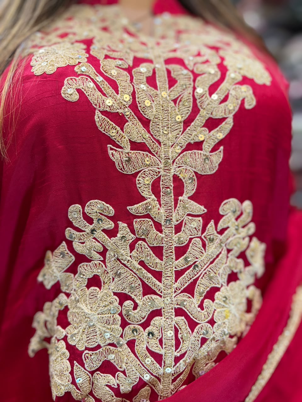 Pure Dola Silk Red 3pc Set