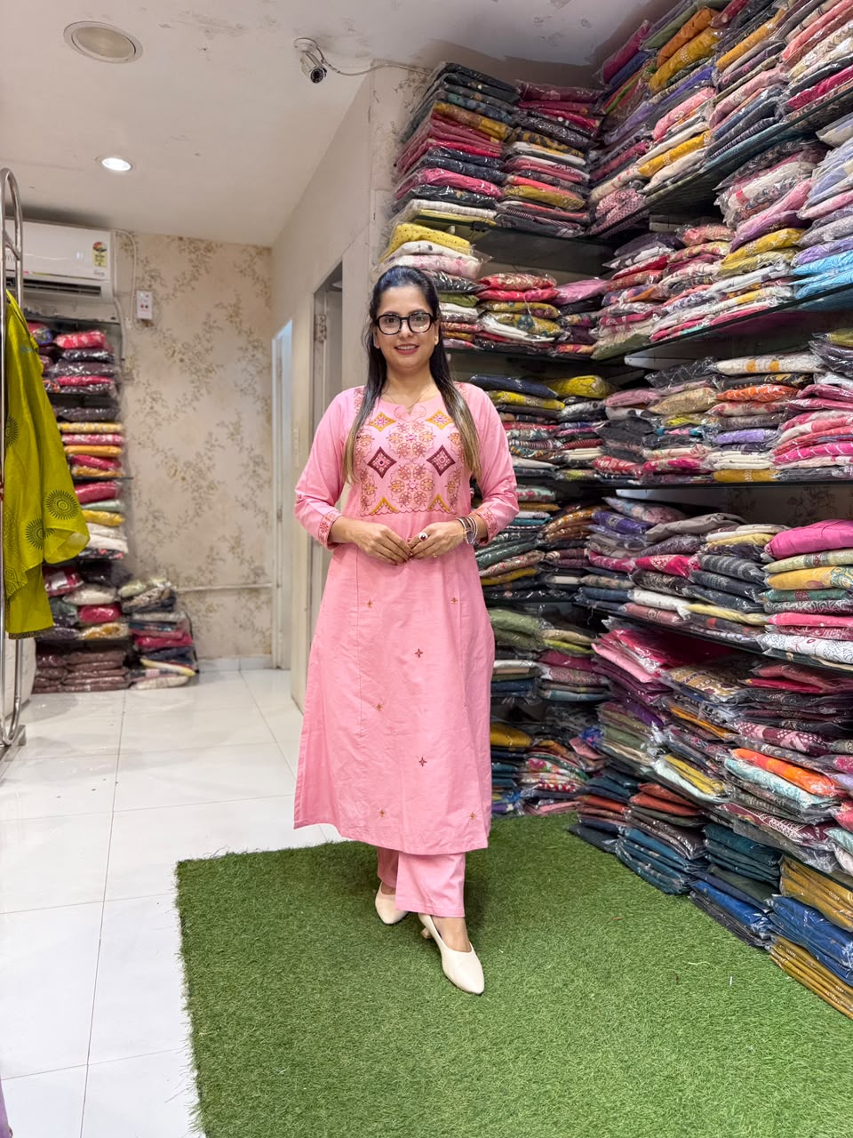 Pure Flex Cotton Pink 2pc Set