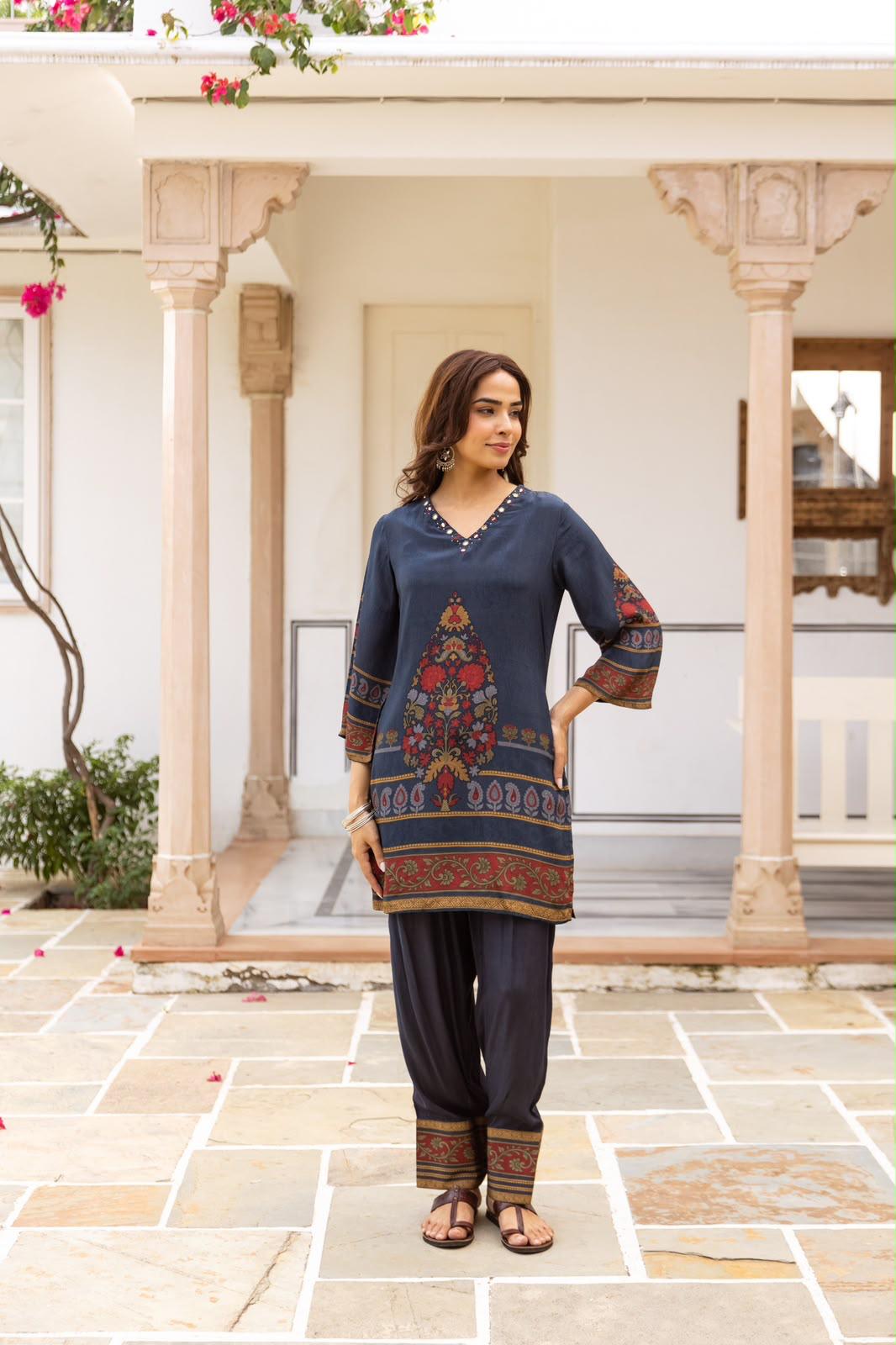 Pure Crep Blue 2pc Set