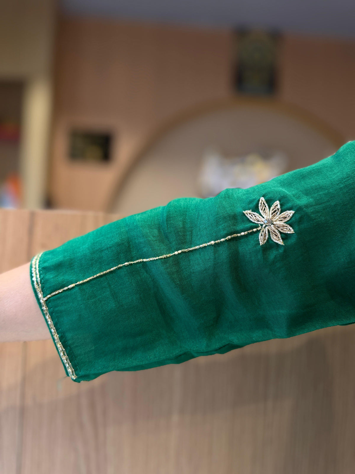 Pure Dola Silk Green 3pc Set