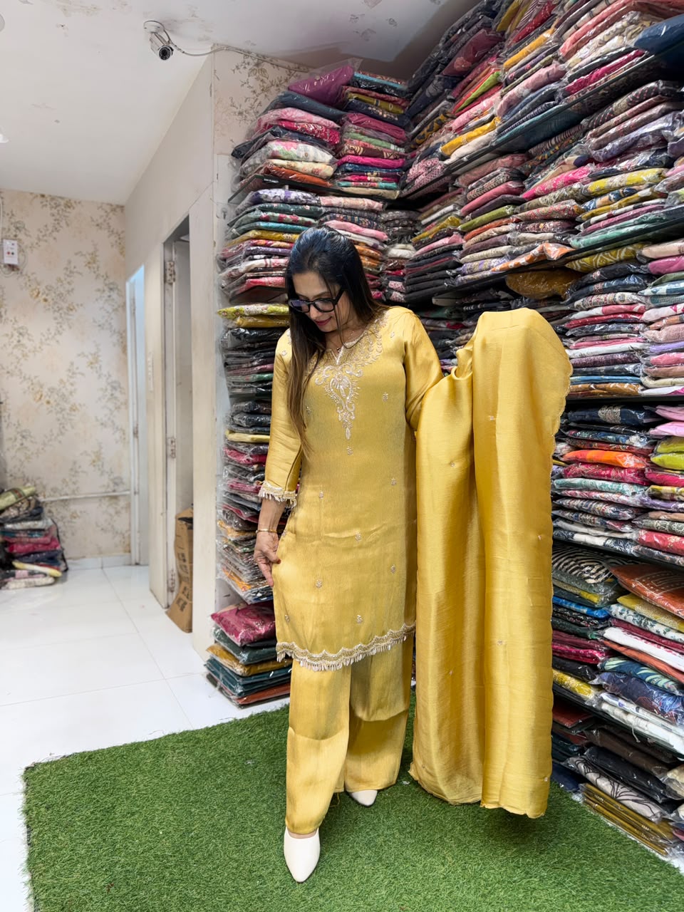Pure Zeeraf Tissue Yellow 3pc Set