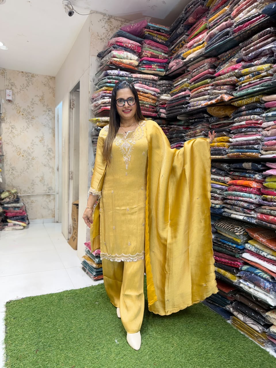Pure Zeeraf Tissue Yellow 3pc Set