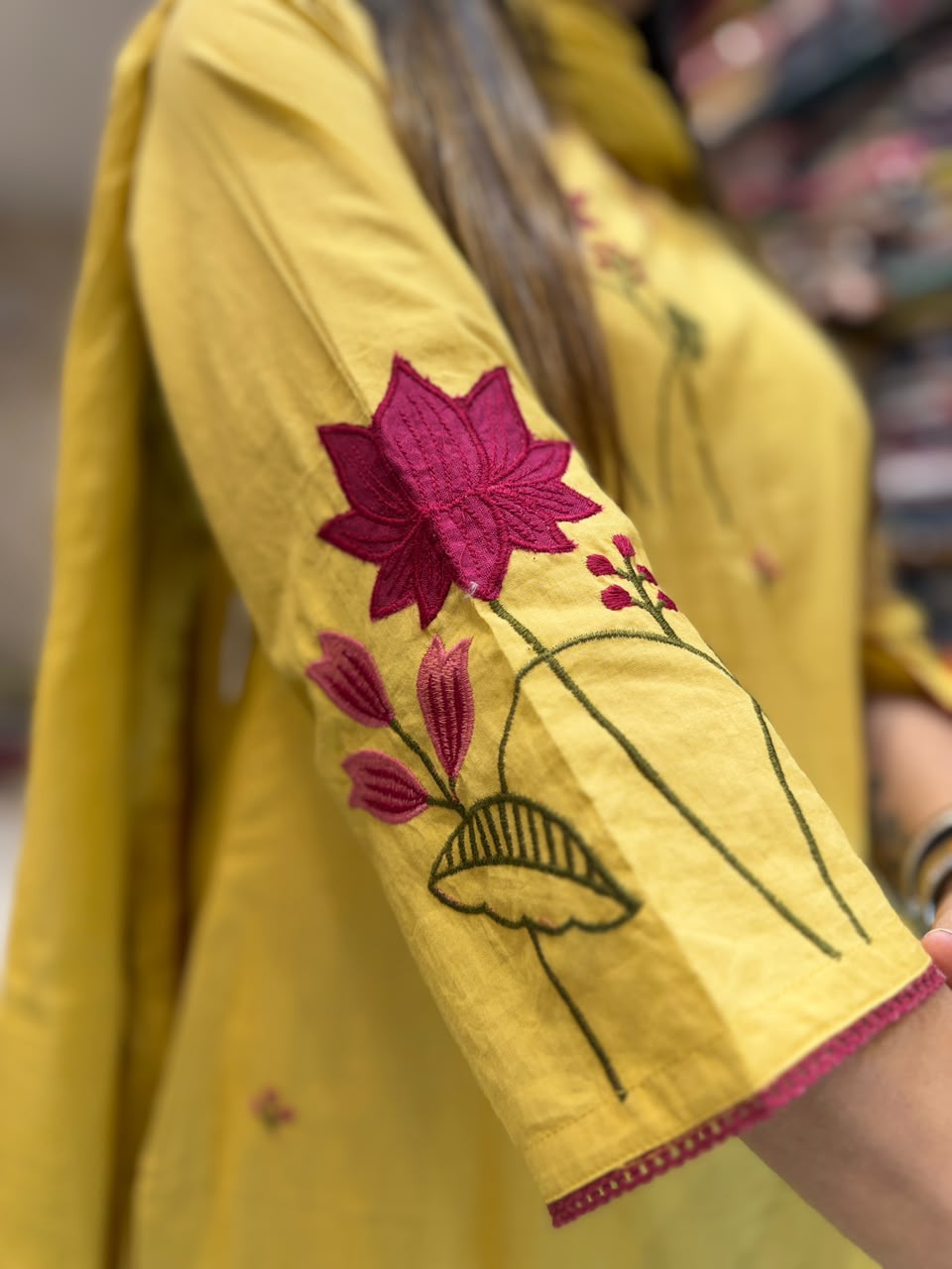 Pure Cotton Yellow 3pc Set