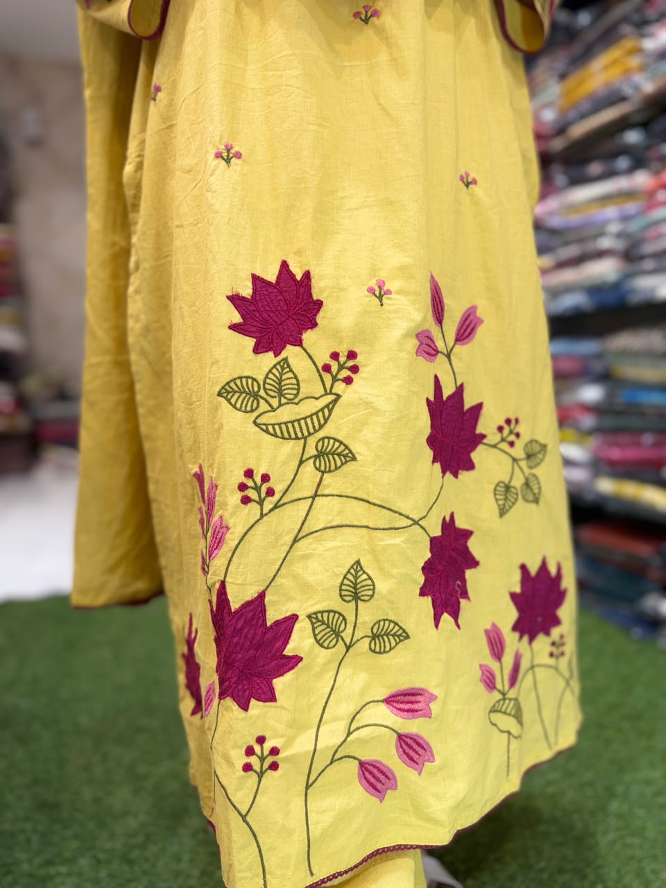 Pure Cotton Yellow 3pc Set