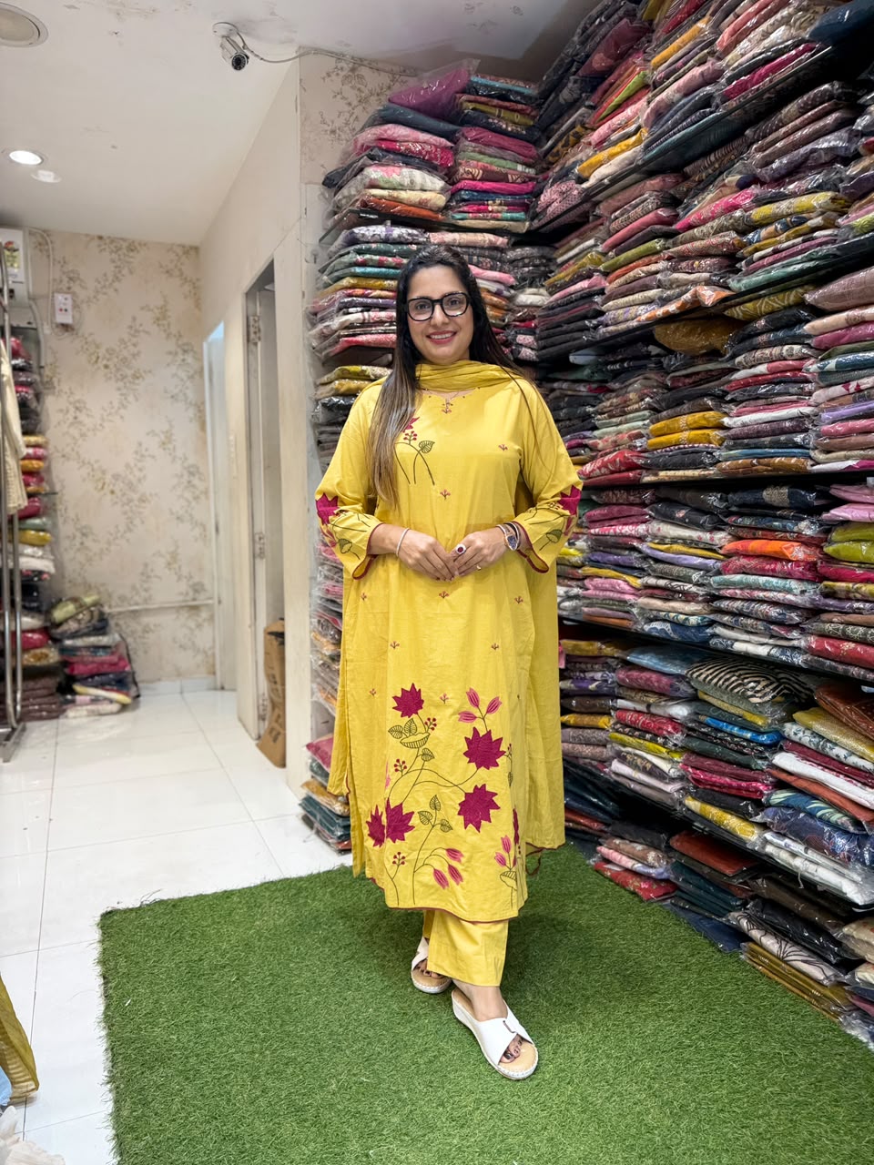 Pure Cotton Yellow 3pc Set