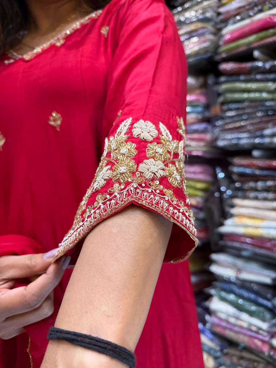 Pure Dola Silk Red 3pc Set