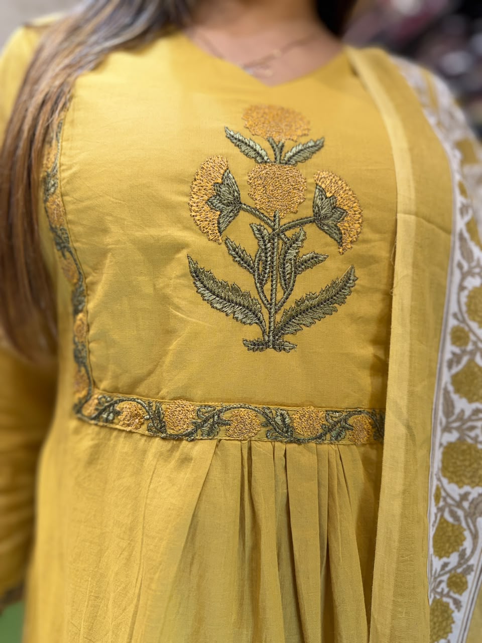 Pure Cotton Yellow 3pc Set