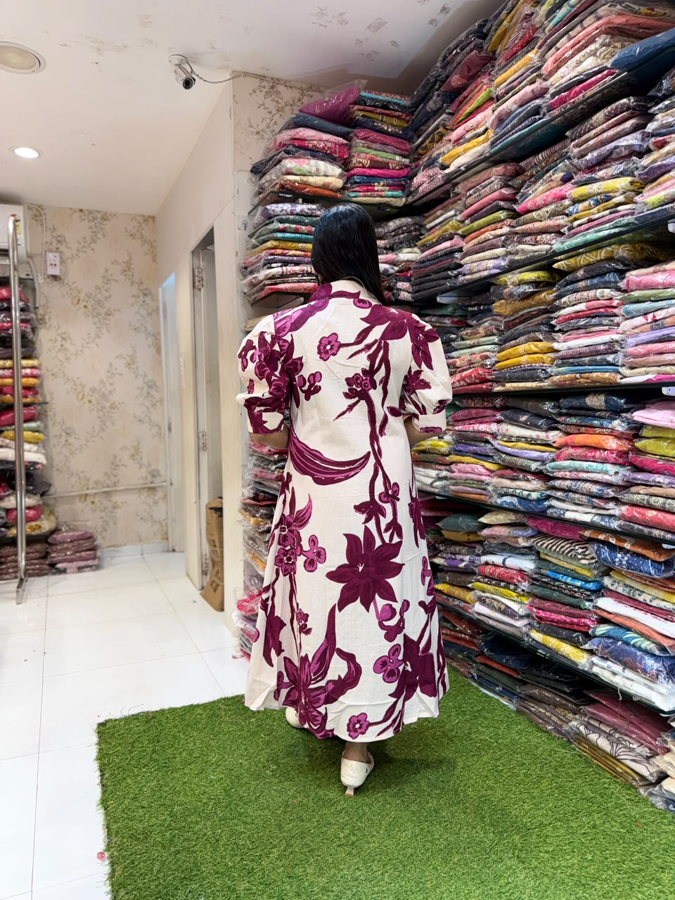 Pure Flex Cotton Off White Midi