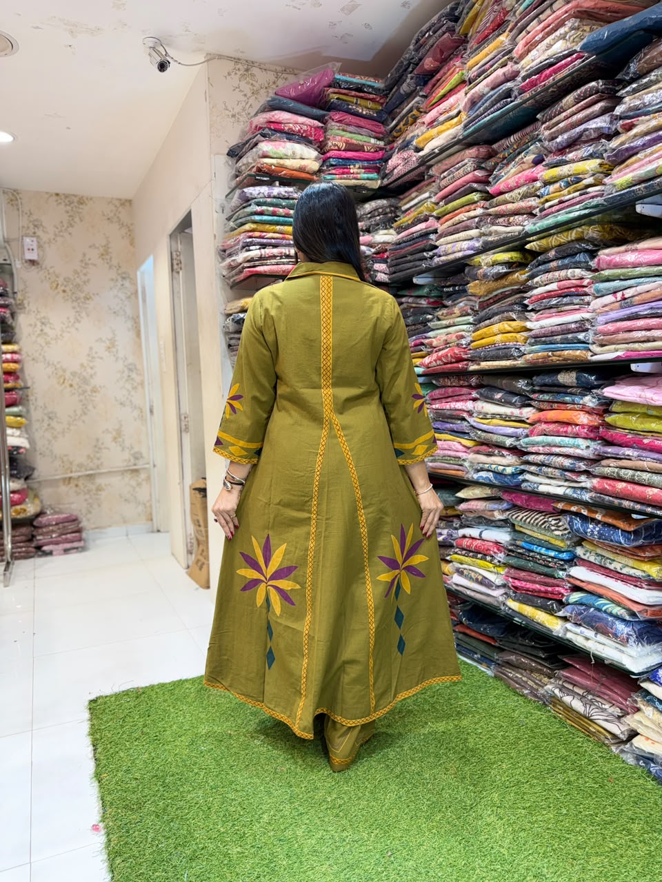 Pure Flex Cotton Green 2pc Set
