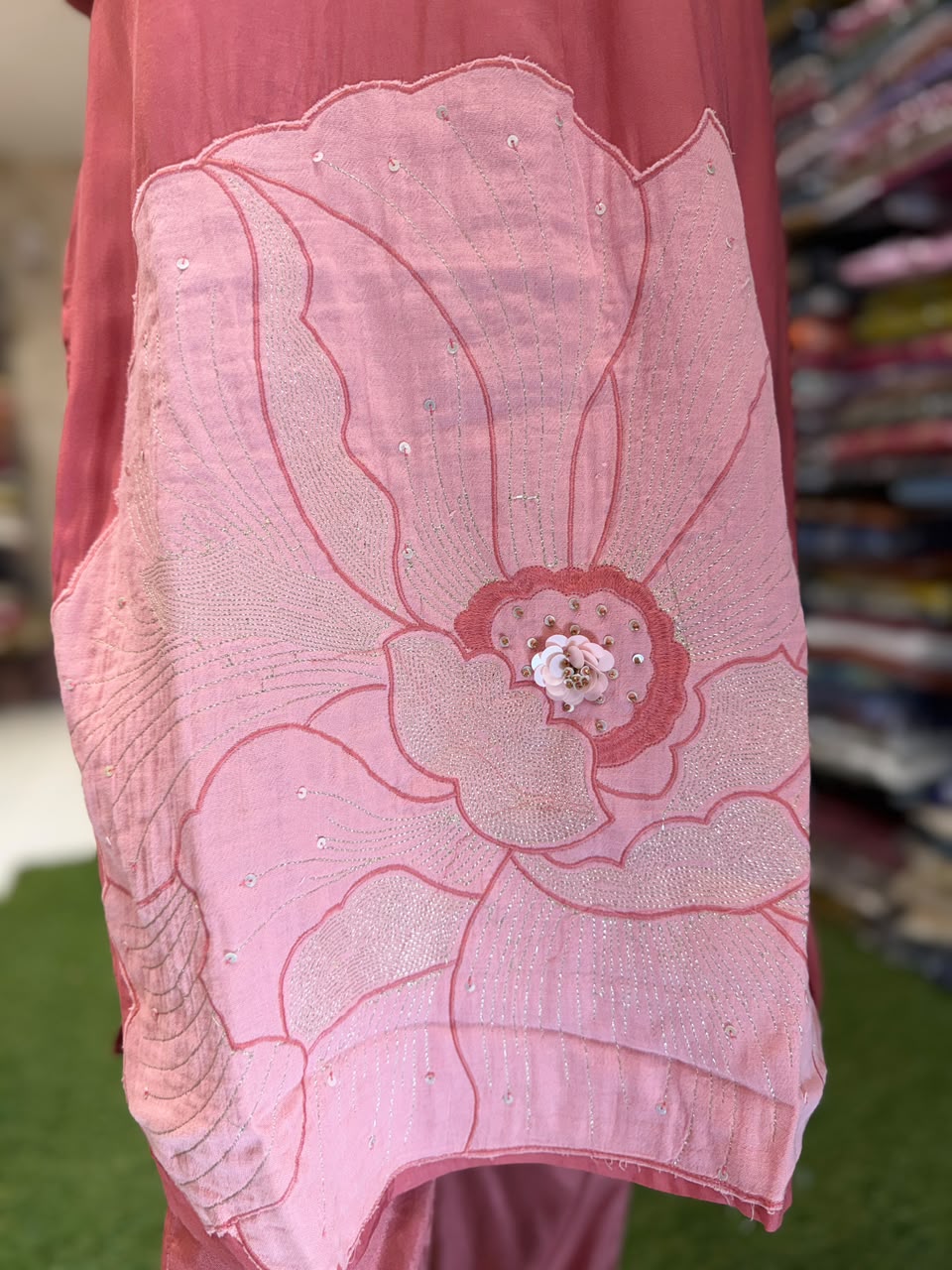 Pure Muslin Rose Gold 2pc Set