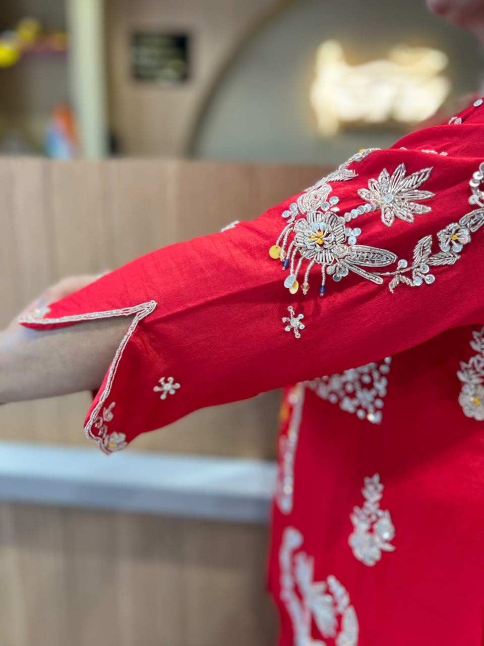 Pure Dola Silk Red 2pc Set