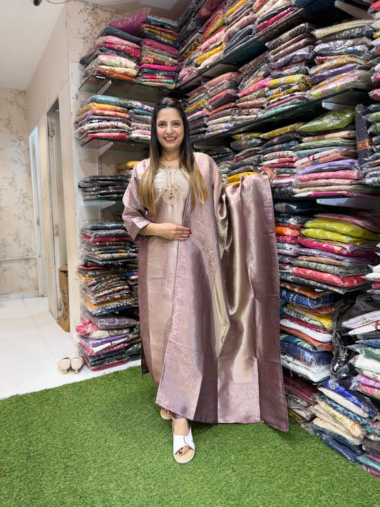 Pure Zeeraf Silk Purple 3pc Set