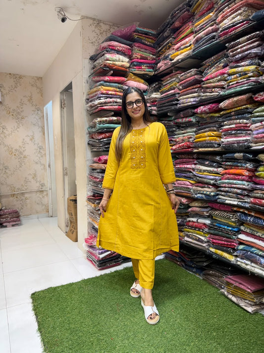 Pure Flex Cotton Yellow 2pc Set