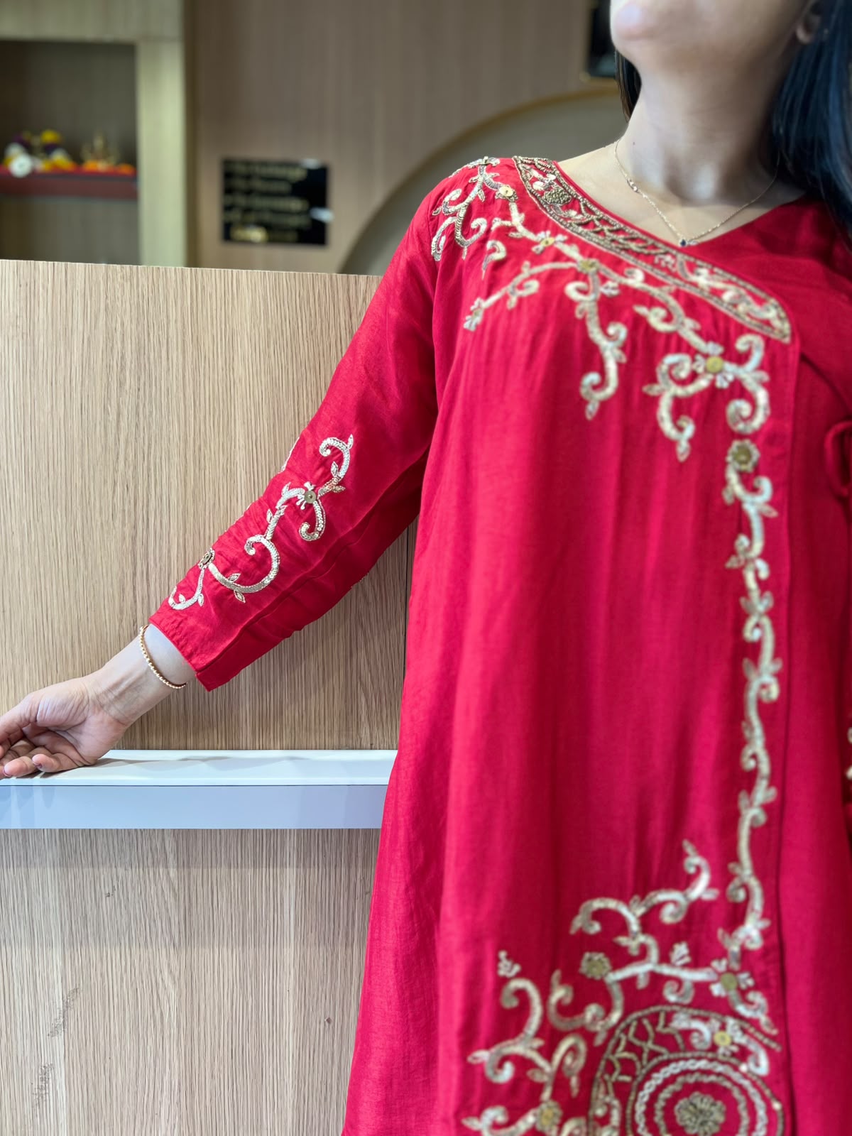 Pure Dola Silk Red 3pc Set