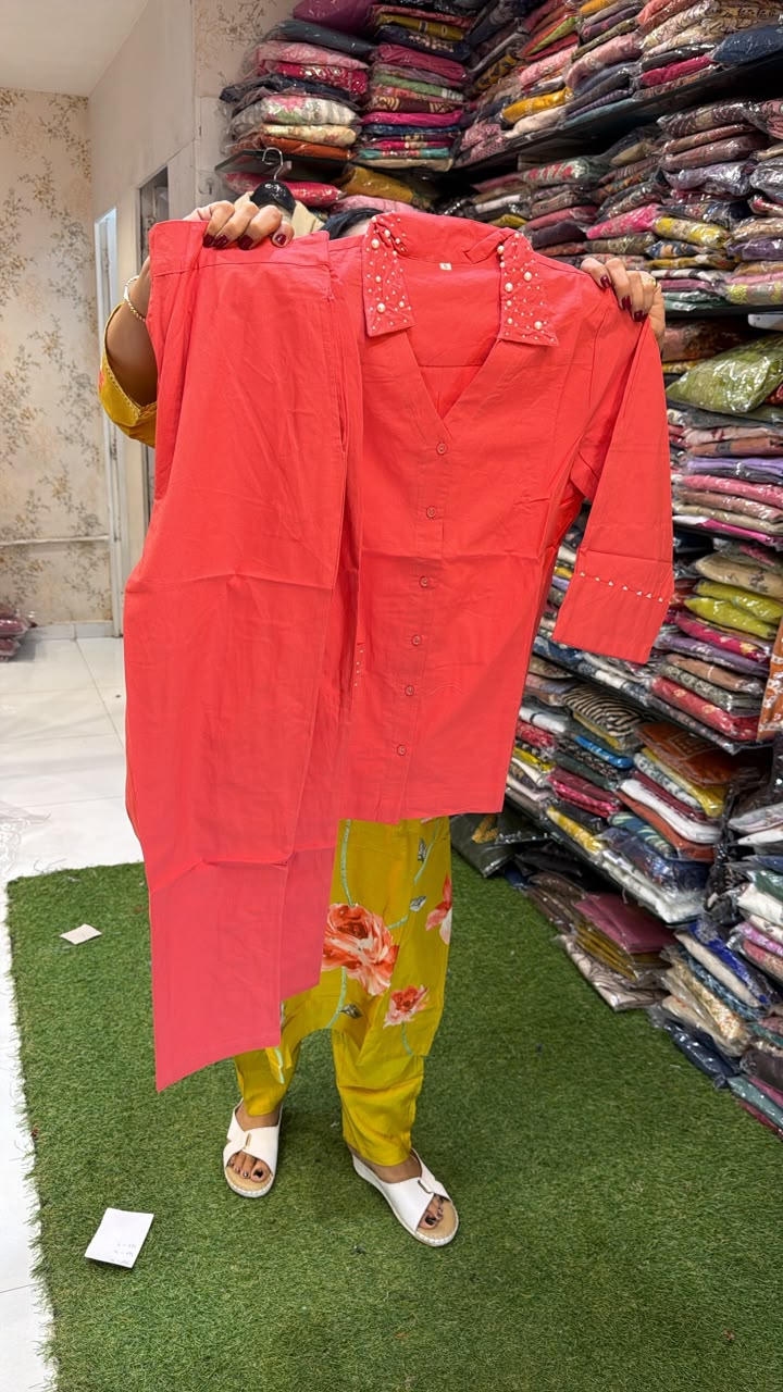 Pure Cotton Pink 2pc Set