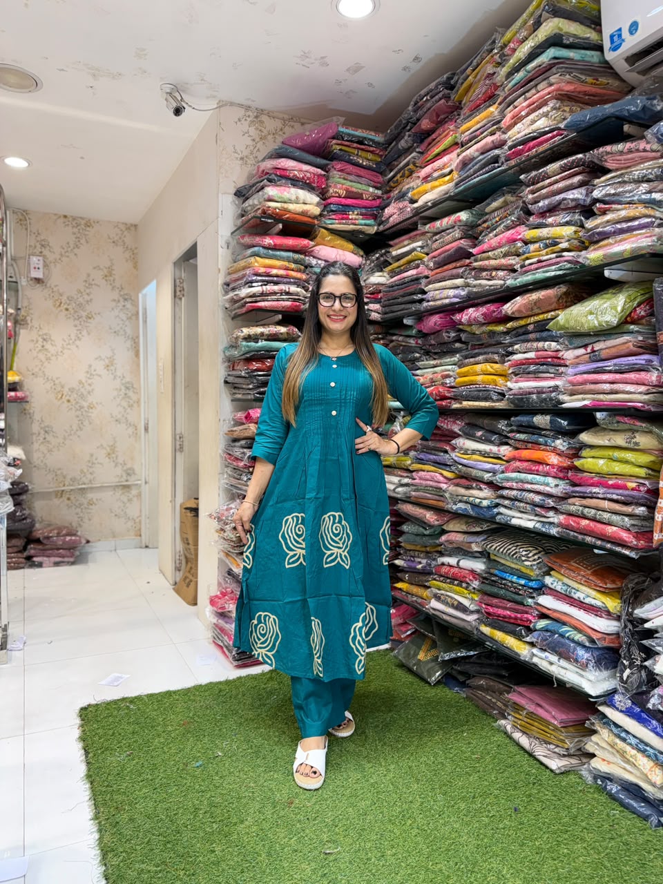 Pure Daabu Cotton Rama 2pc Set