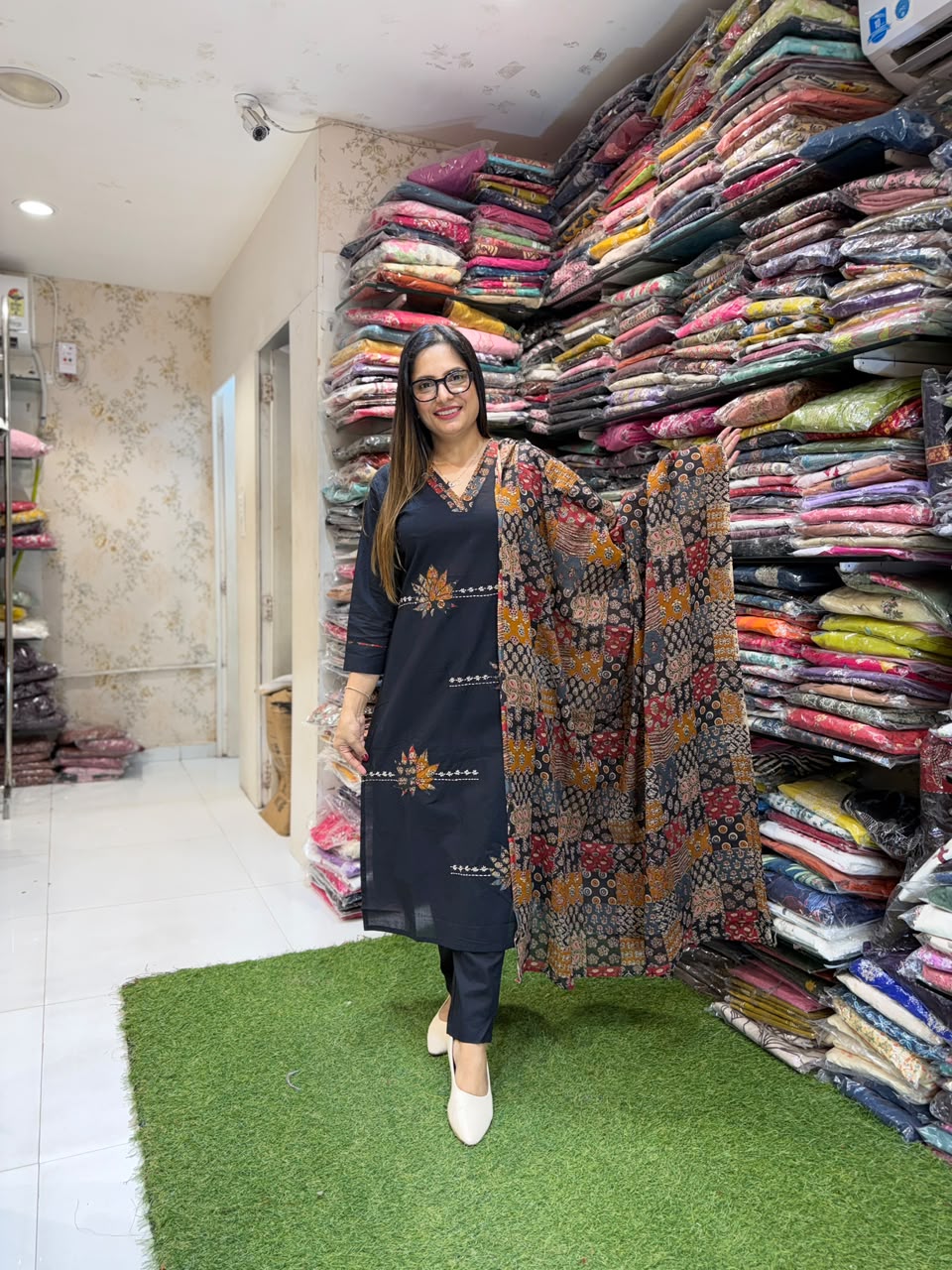 Pure Cotton Black 3pc Set
