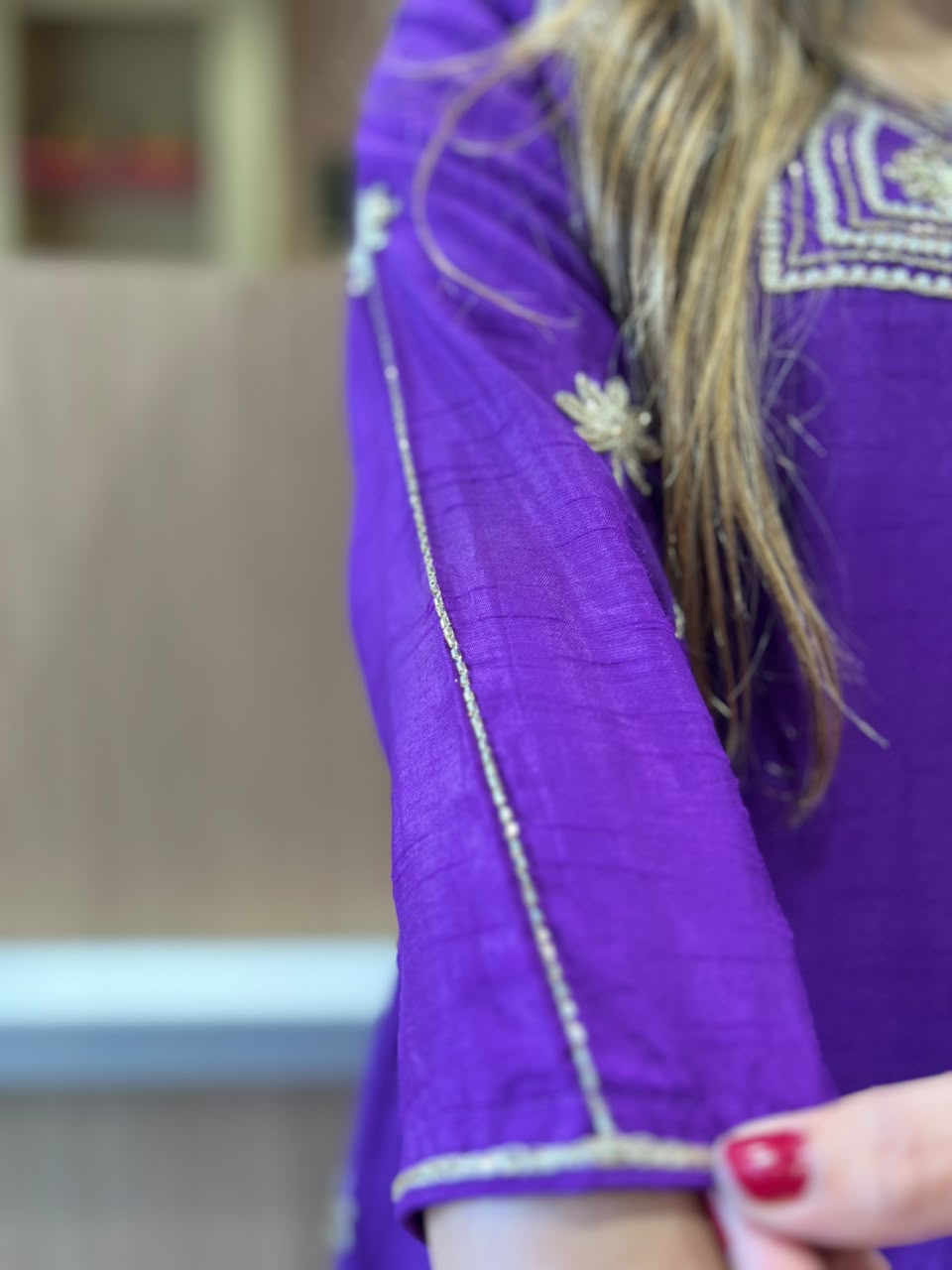 Pure Dola Silk Purple 3pc Set