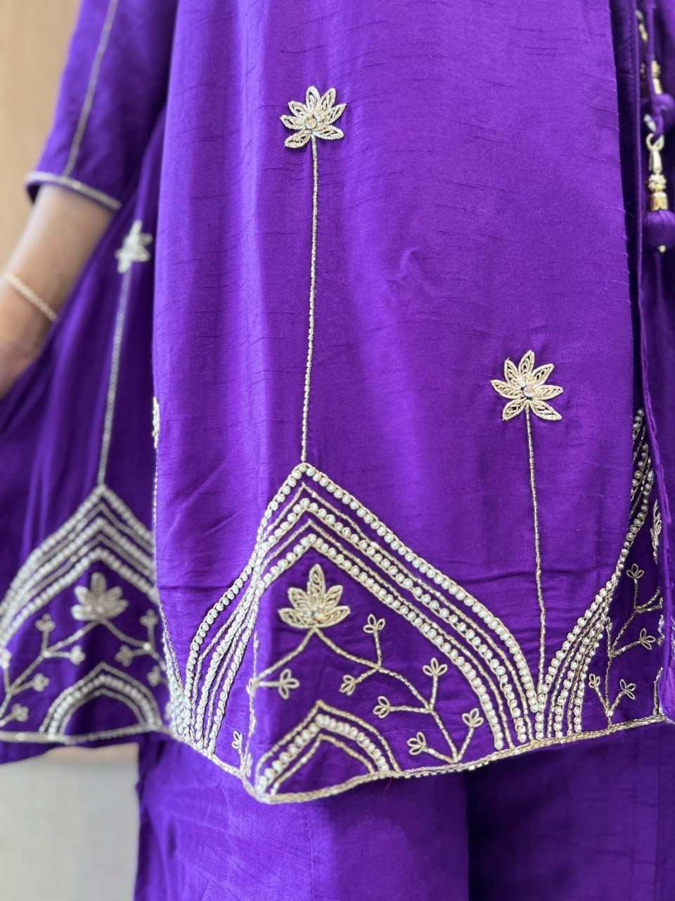 Pure Dola Silk Purple 3pc Set