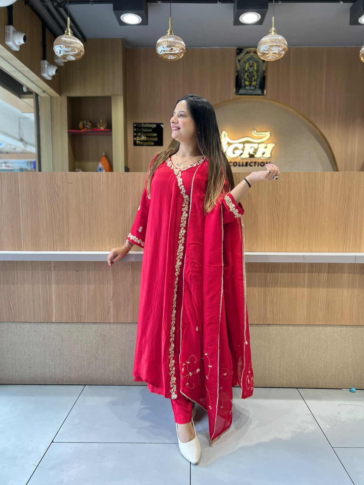 Pure Dola Silk Red 3pc Set