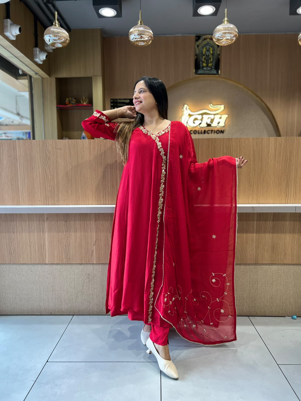 Pure Dola Silk Red 3pc Set