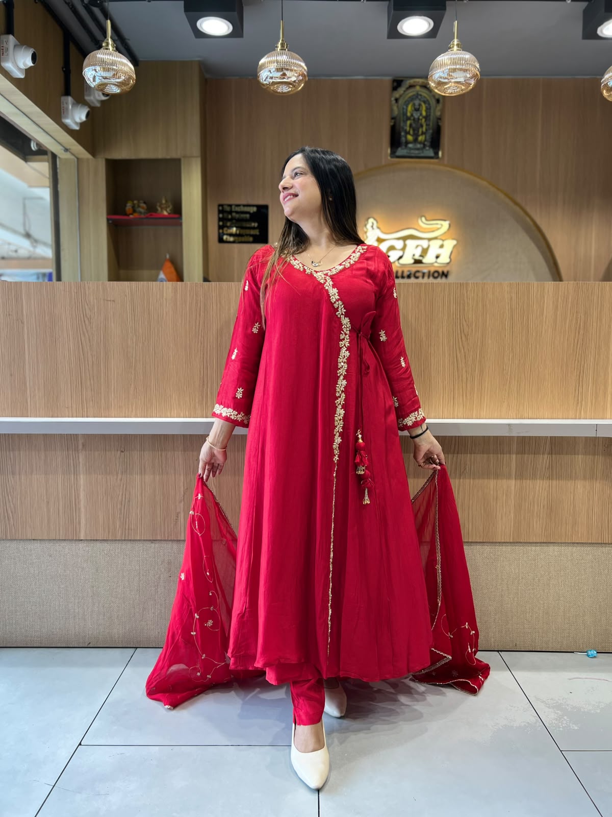 Pure Dola Silk Red 3pc Set
