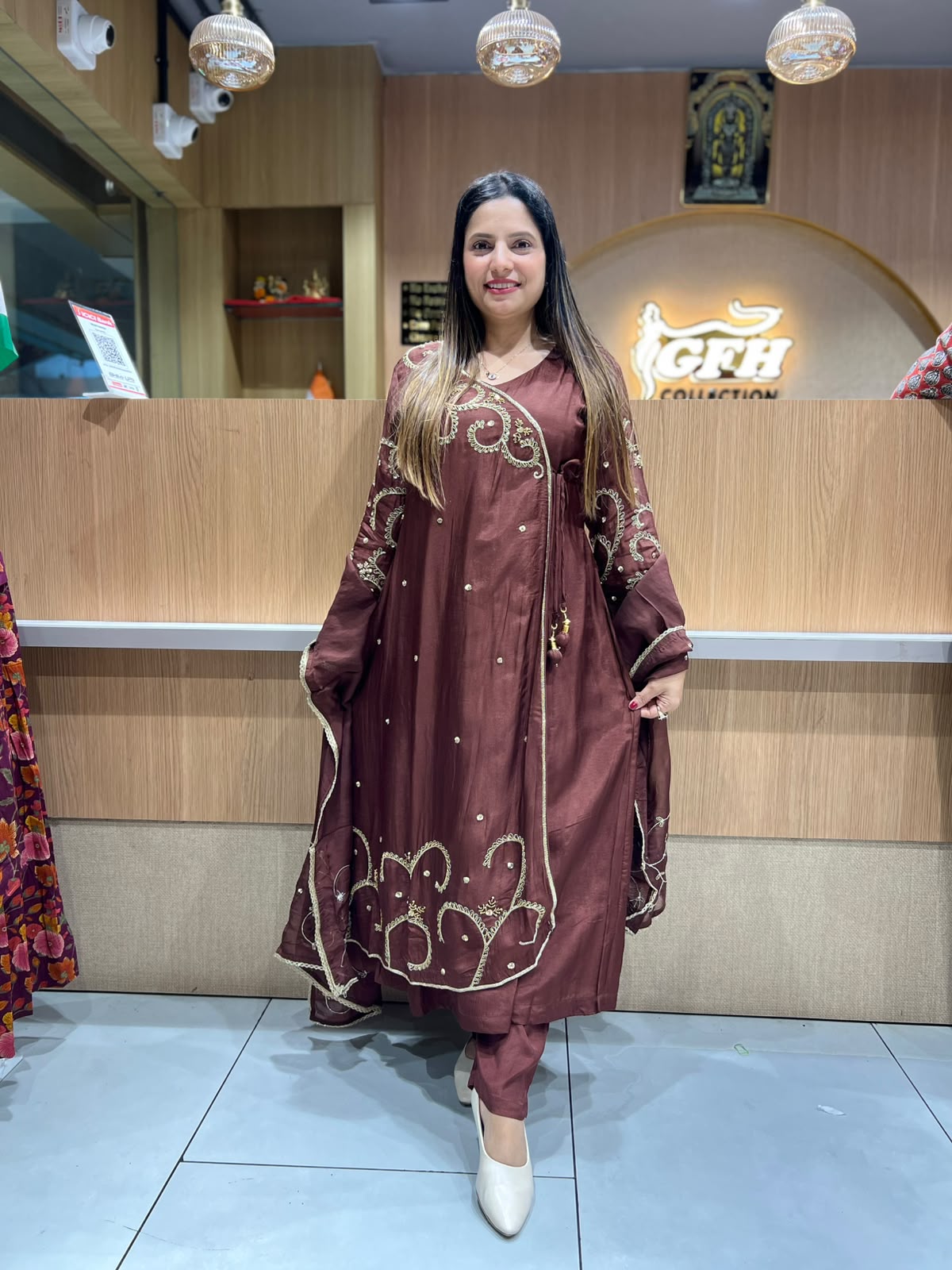 Pure Dola Silk Brown 3pc Set