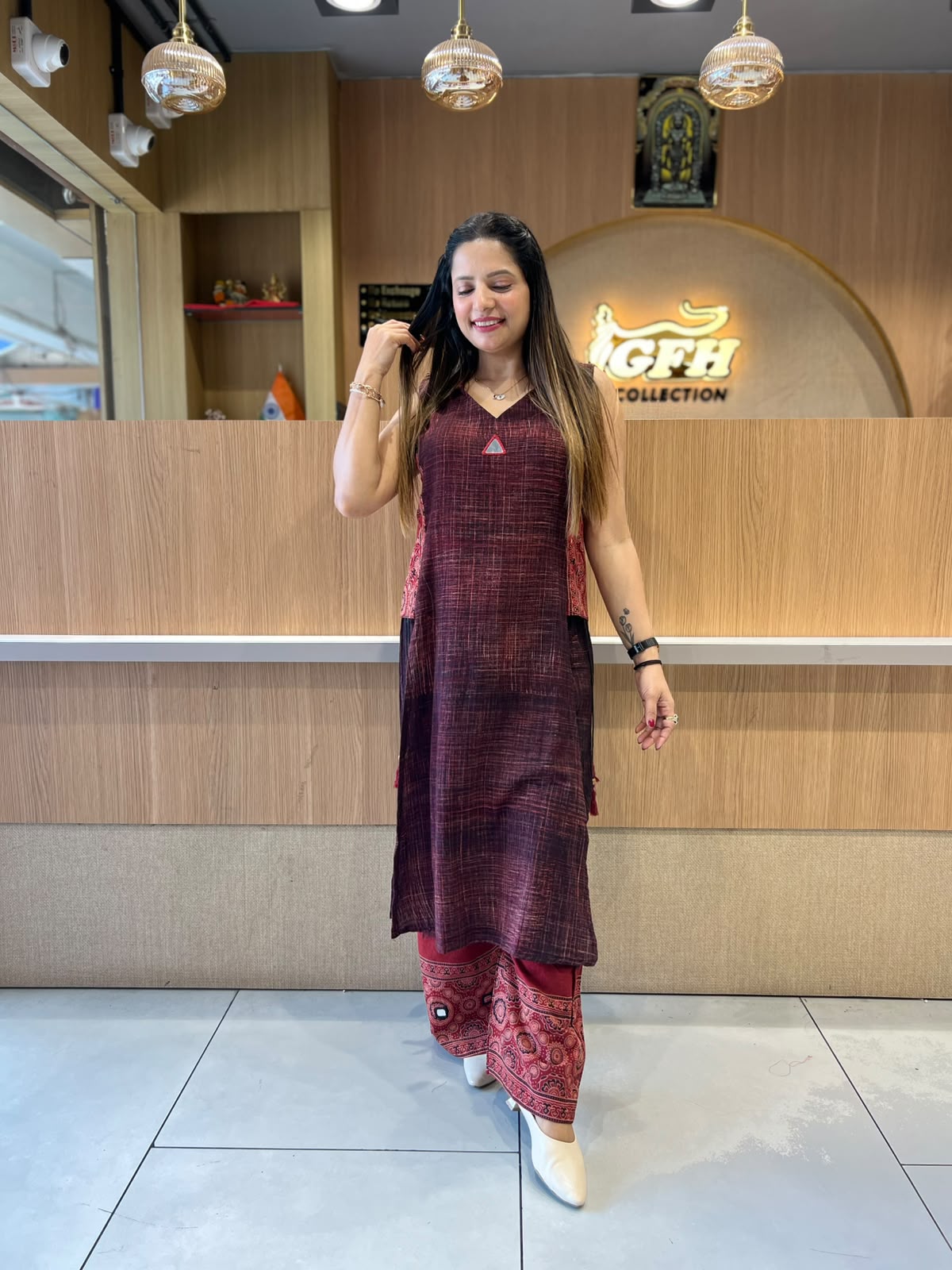 Pure Cotton Coffee Brown 2pc Set