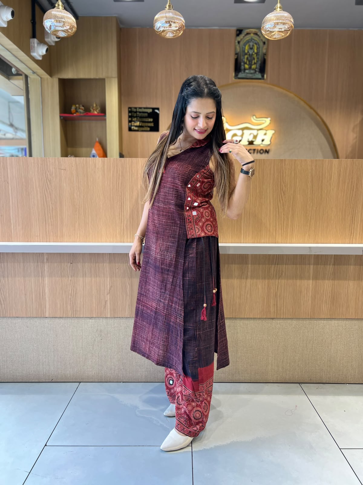 Pure Cotton Coffee Brown 2pc Set