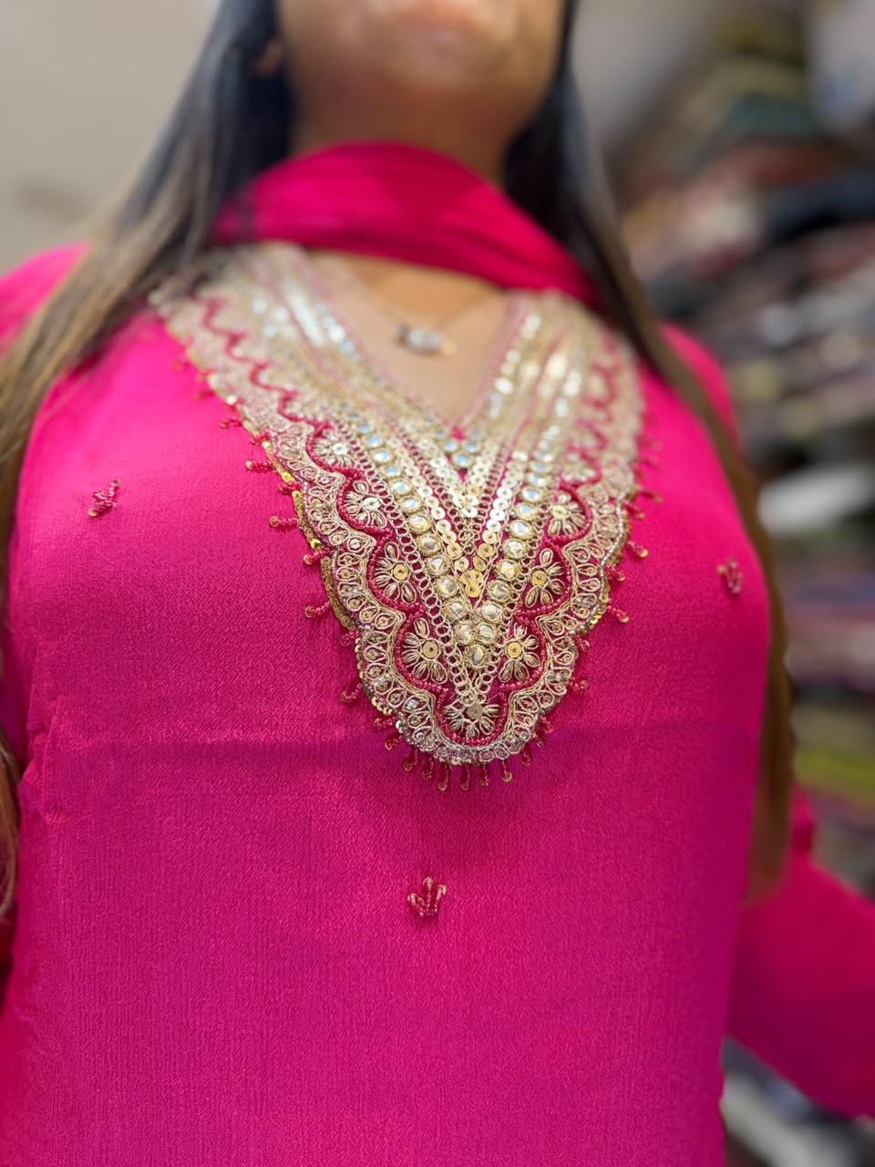 Pure Chinon Rani Pink 3pc Set