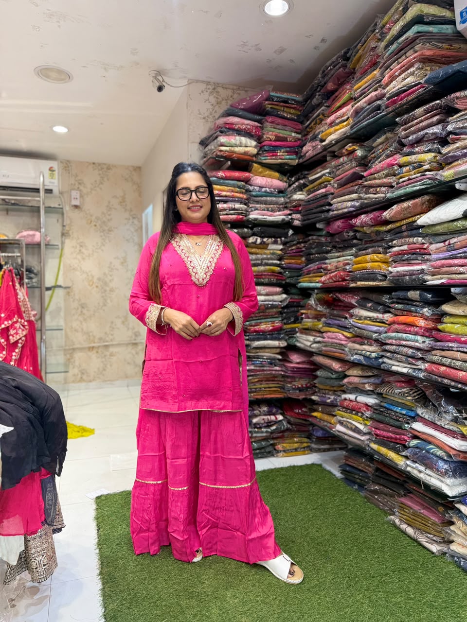 Pure Chinon Rani Pink 3pc Set
