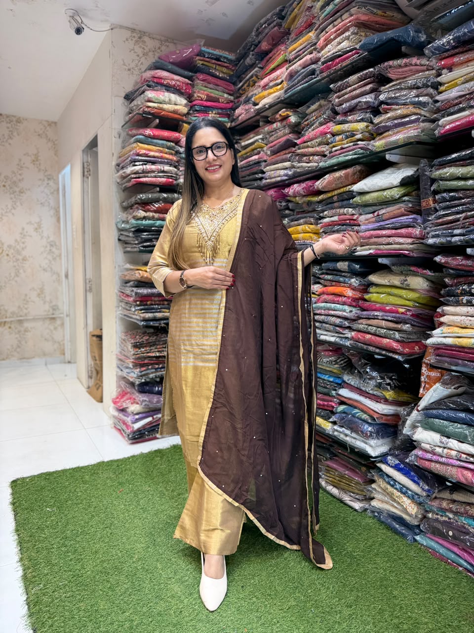 Pure Kanjivaram Half &Half 3pc Set