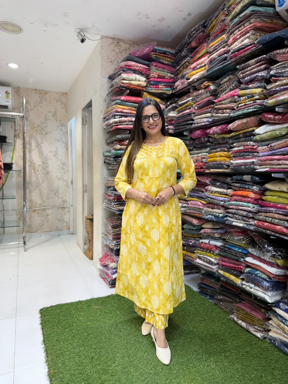 Pure Cotton Yellow 3pc Set