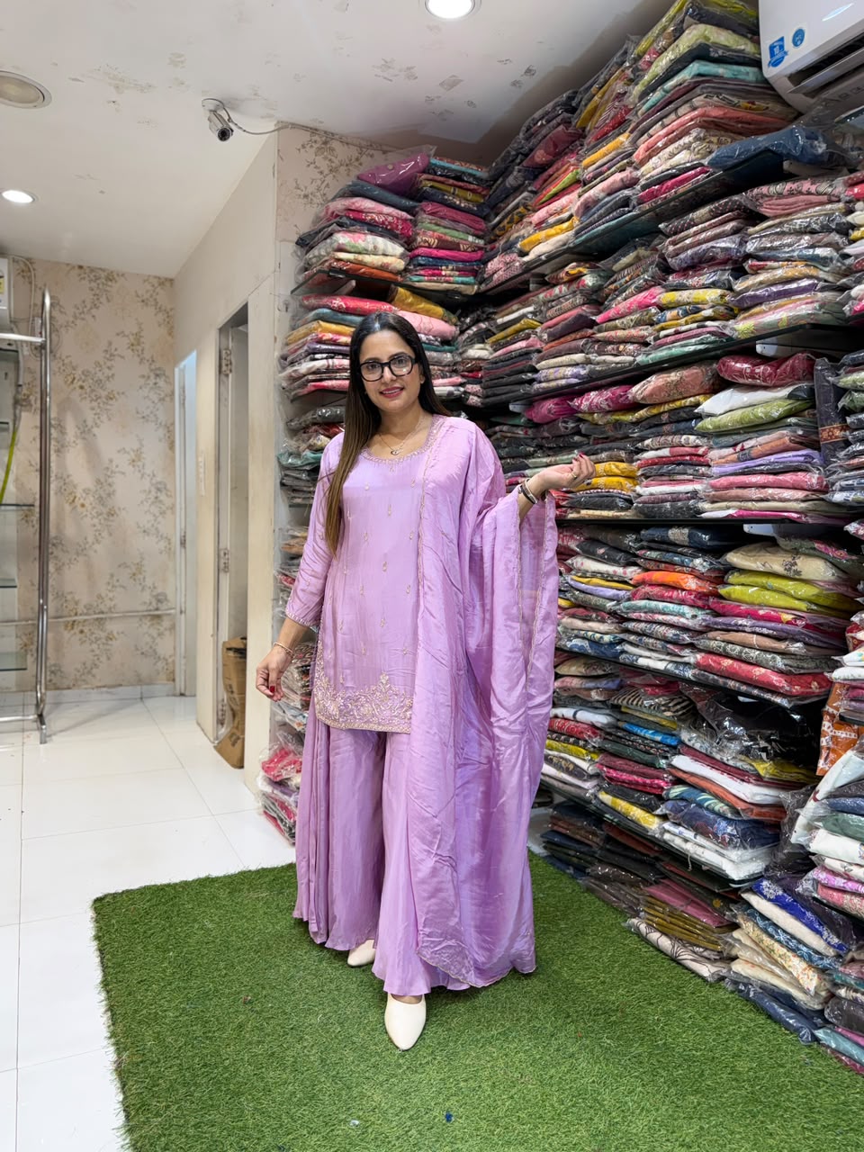 Pure Ho silk Lylac 3pc Set
