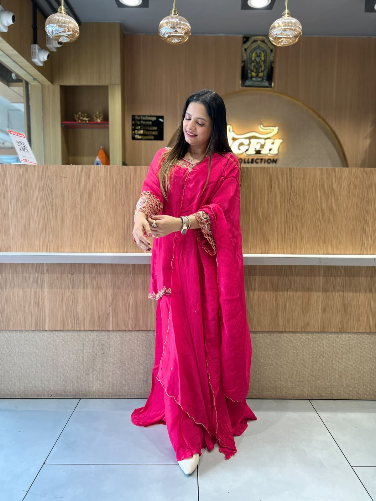 Pure Crep Rani Pink 3pc Set
