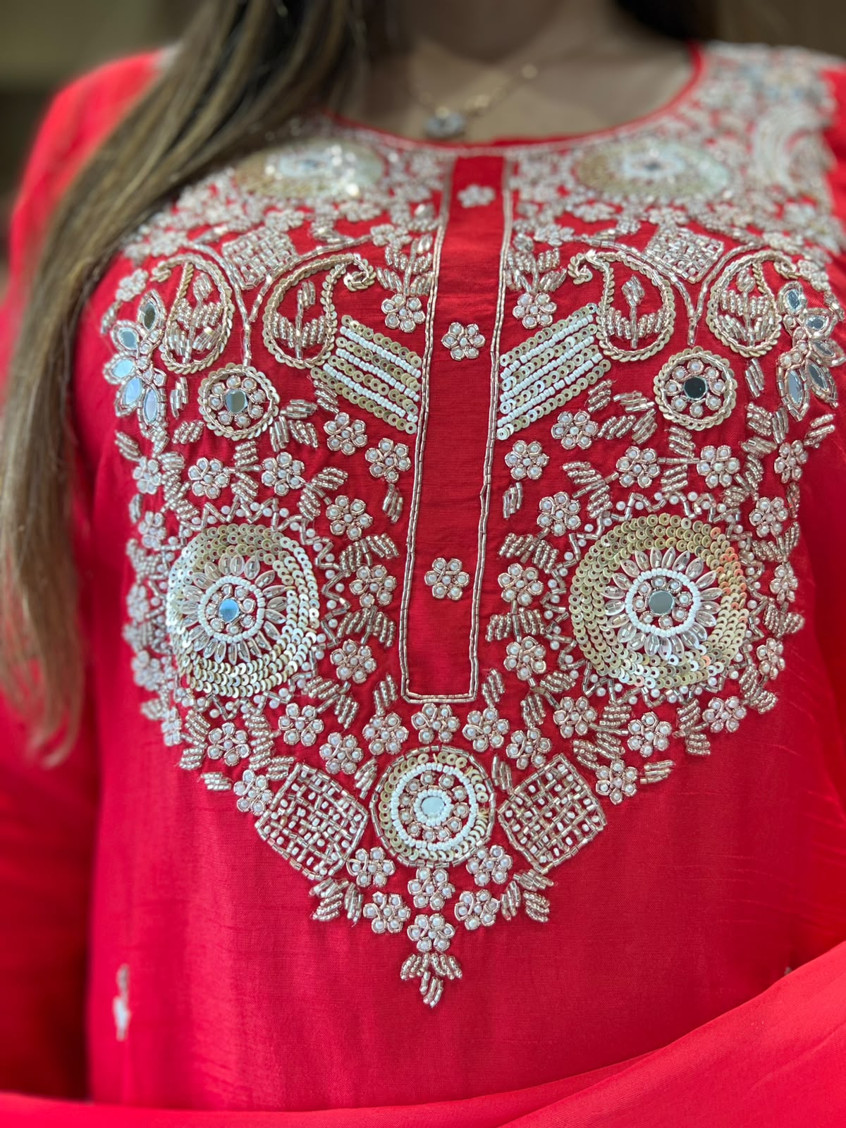 Pure Dola Silk Red 3pc Set
